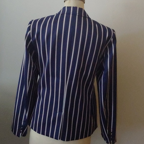 Banana Republic Navy and silver striped Blazer - Picture 2 of 2